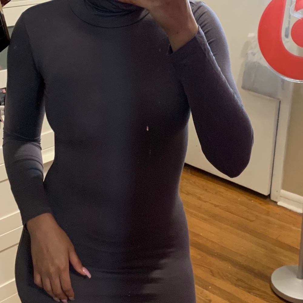 turtle neck dress
